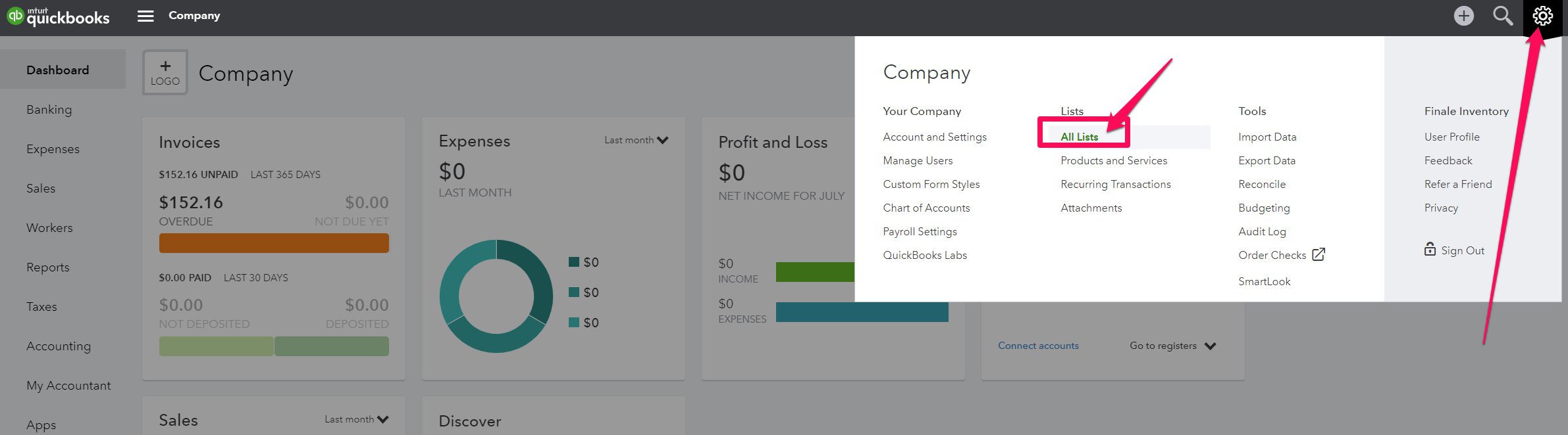 finale inventory add another data field