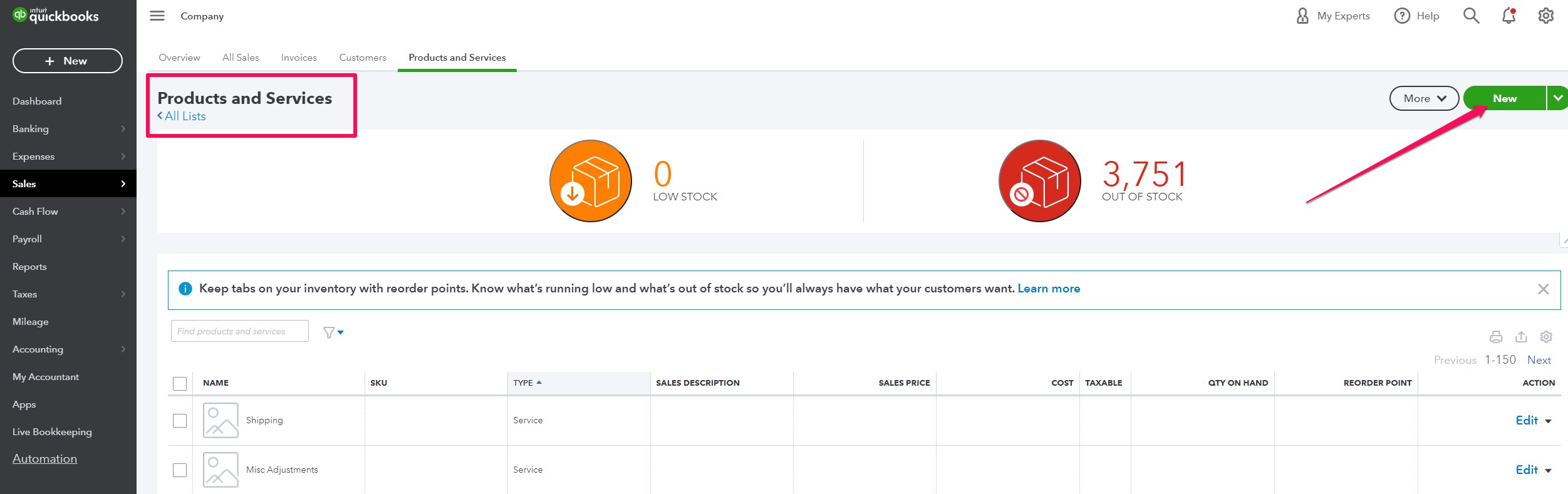 finale inventory new software