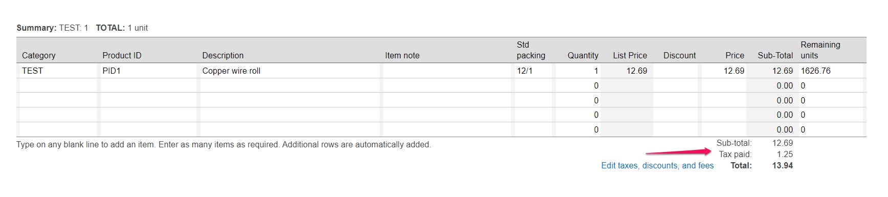 finale inventory batch print invoice